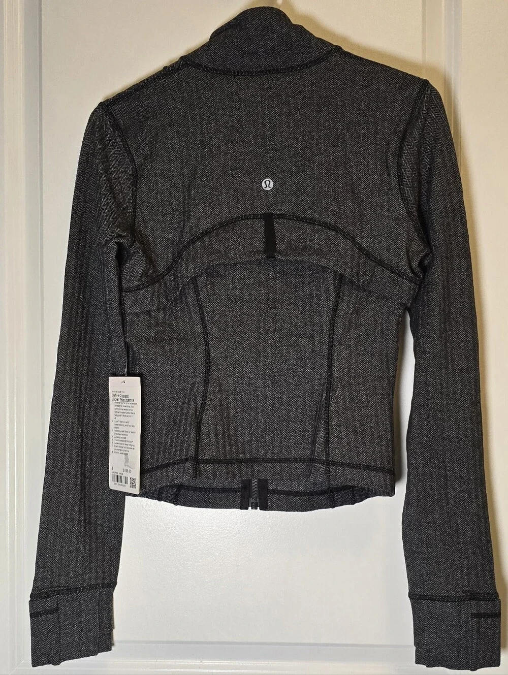 lululemon athletica Olive Ribbed Full-Zip Jacket